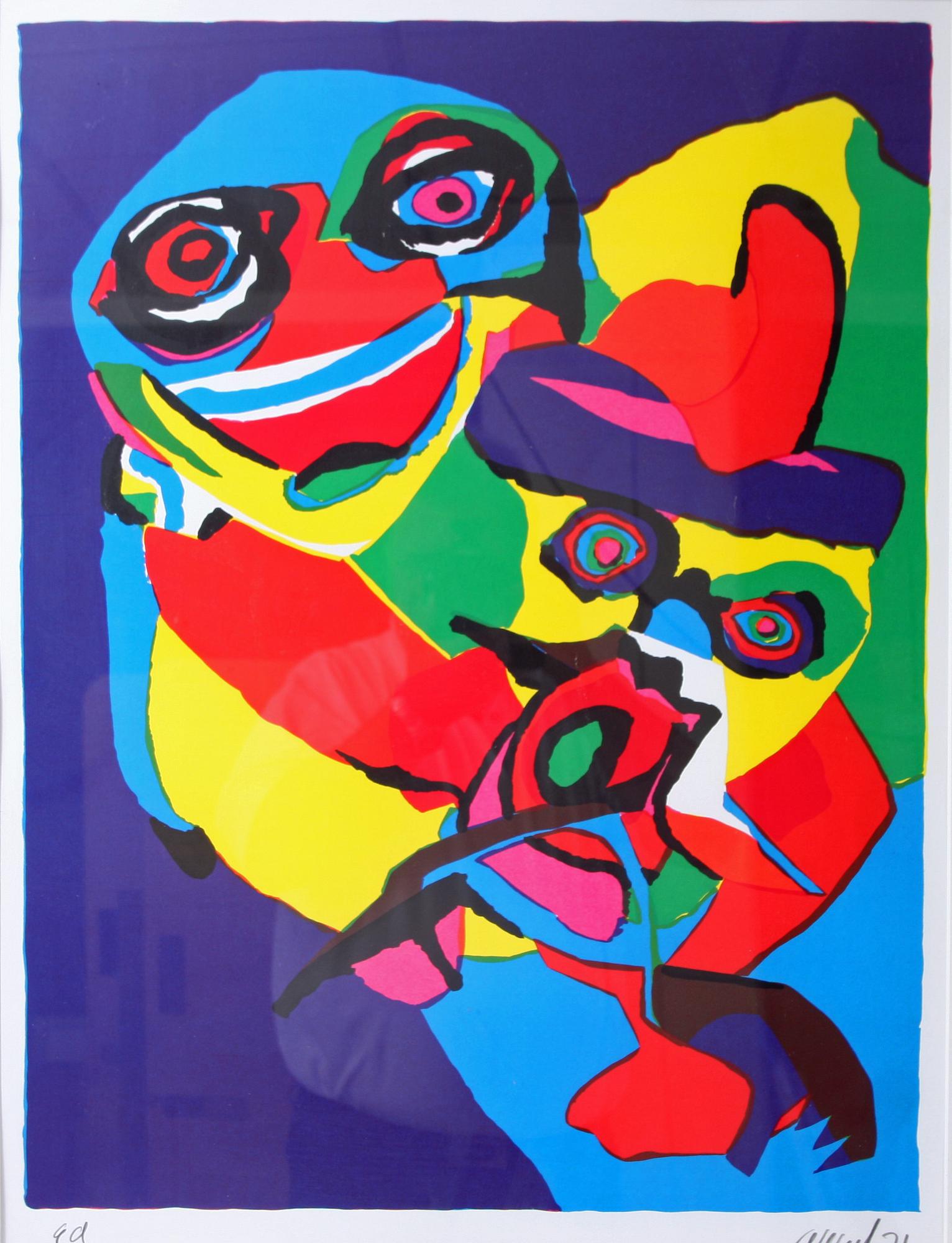 KAREL APPEL, färglitografi, sign o otydl dat, numr E.A.