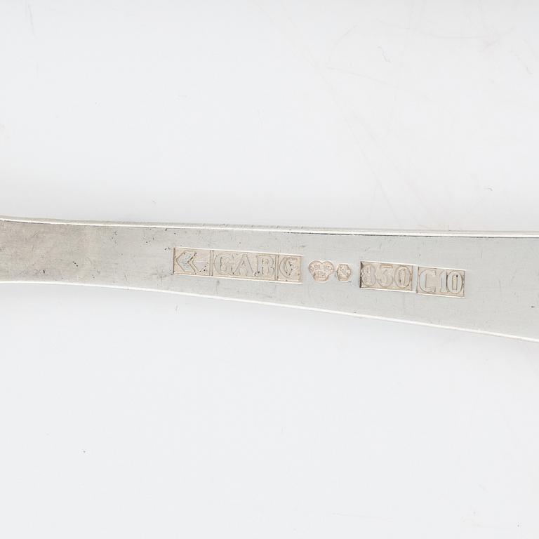 Jacob Ängman, bestick, 24 dlr "Rosenholm", silver GAB, Eskilstuna 1977-79.