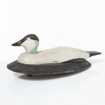 Two carved and painted duch decoys, circa 1900.