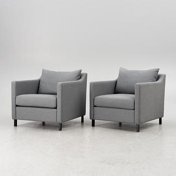 Armchairs, a pair, Slettvoll, Norway.