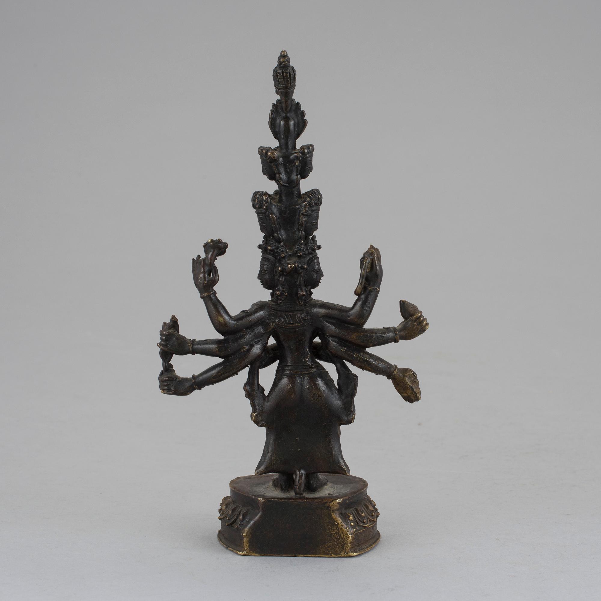 GUDOM, brons, Avalokiteshvara, Tibet, 1800-tal.