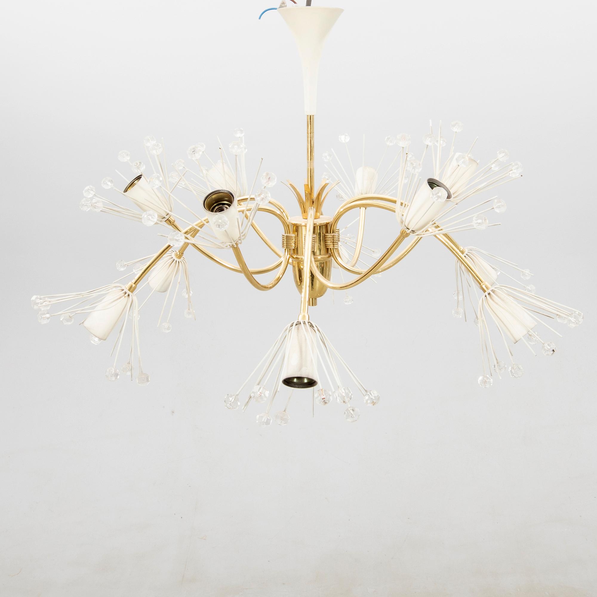 Emil Stejnar, a pair of ceiling lamps from the second half of the 20th century.