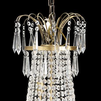 A Gustavian style chandelier, 21st Century.