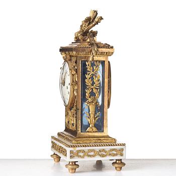 A Louis XVI late 18th century mantel clock by Le Paute.