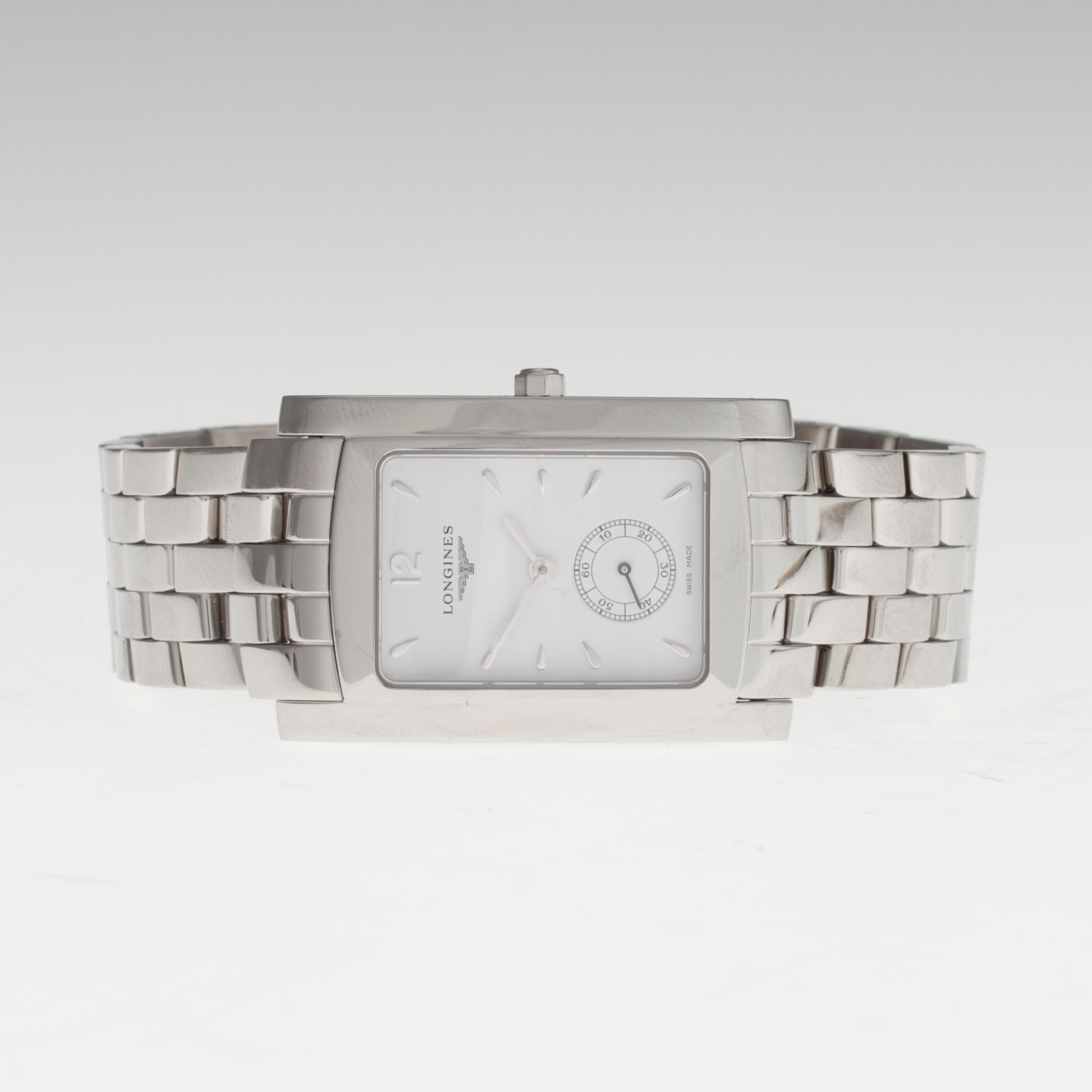 ARMBANDSUR, dam, stål "DolceVita" Longines. 2012. Originallåda, garantiekort, instruktioner.