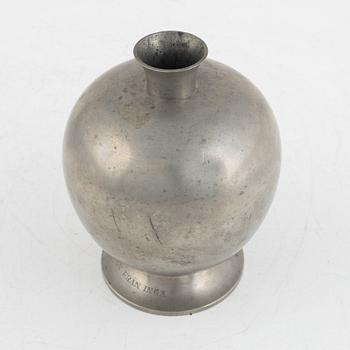 Firma Svenskt Tenn, a pewter vase, model "A 1014", Stockholm 1934.