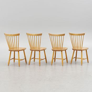 Carl Malmsten, stolar, 4 st, "Lilla Åland", 1900-talets andra hälft.