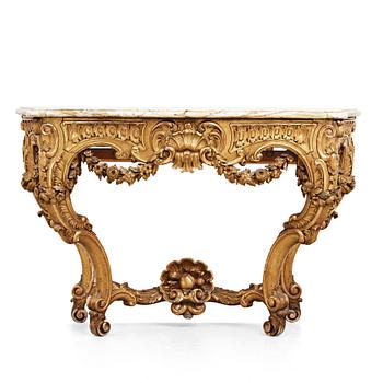 20. A Neo-Rococo 19th century console table.