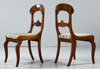 STOLAR, 4 st. Senempire, 1800-talets mitt.