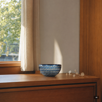 Edvin Öhrström, skål, glas, Ariel Orrefors 1976.