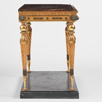 A late Gustavian console table early 19 th century.