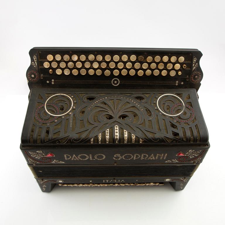 Paolo Soprani accordion, Italy, first half of the 20th century.