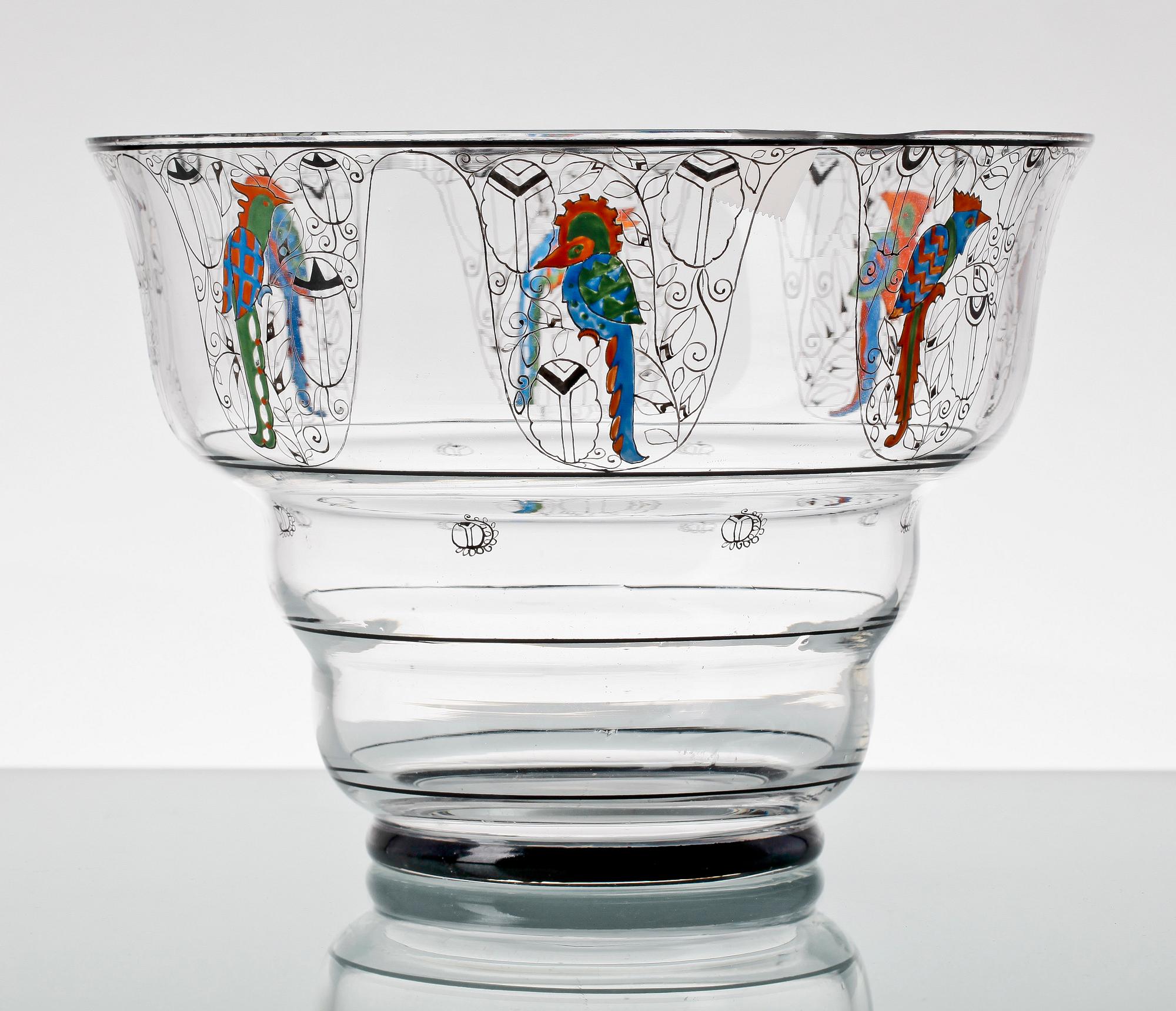 SKÅL, glas, Haida, Tyskland ca 1918.