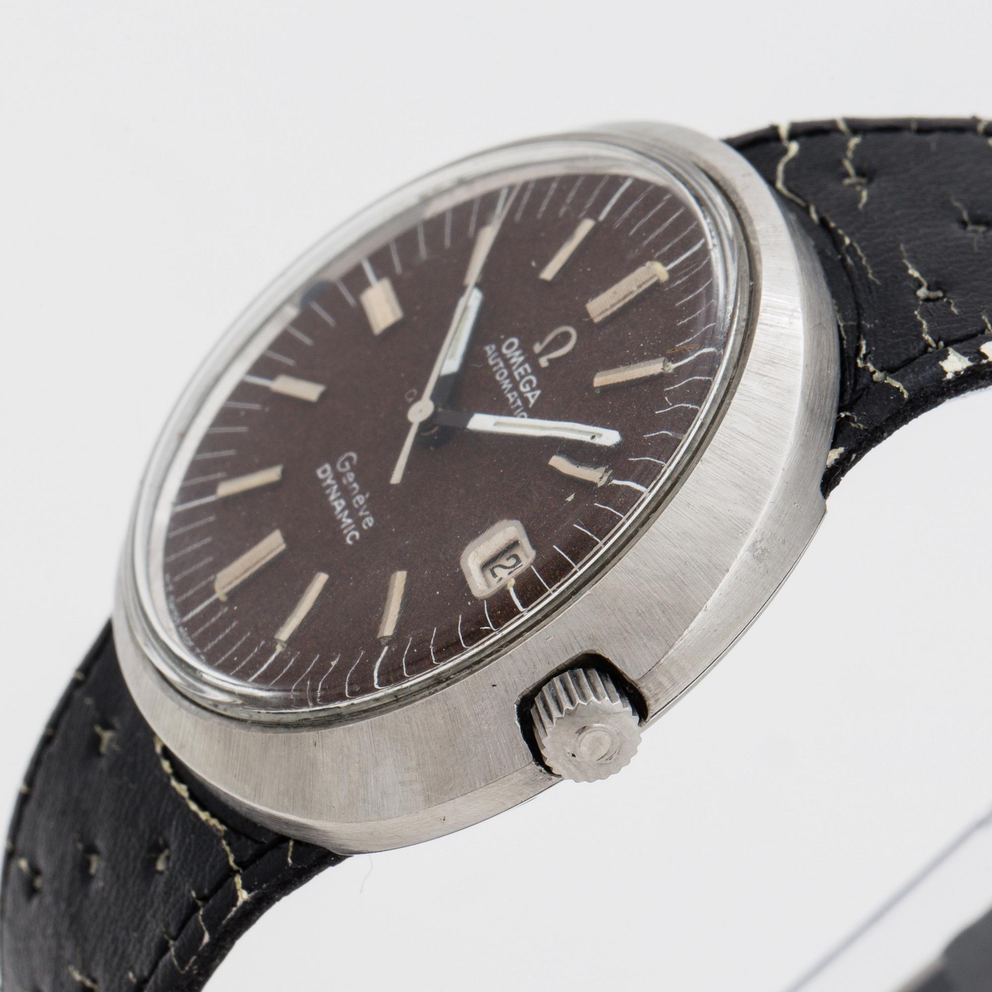 OMEGA, Genève, Dynamic, armbandsur, 41,5 x 36,5 mm,