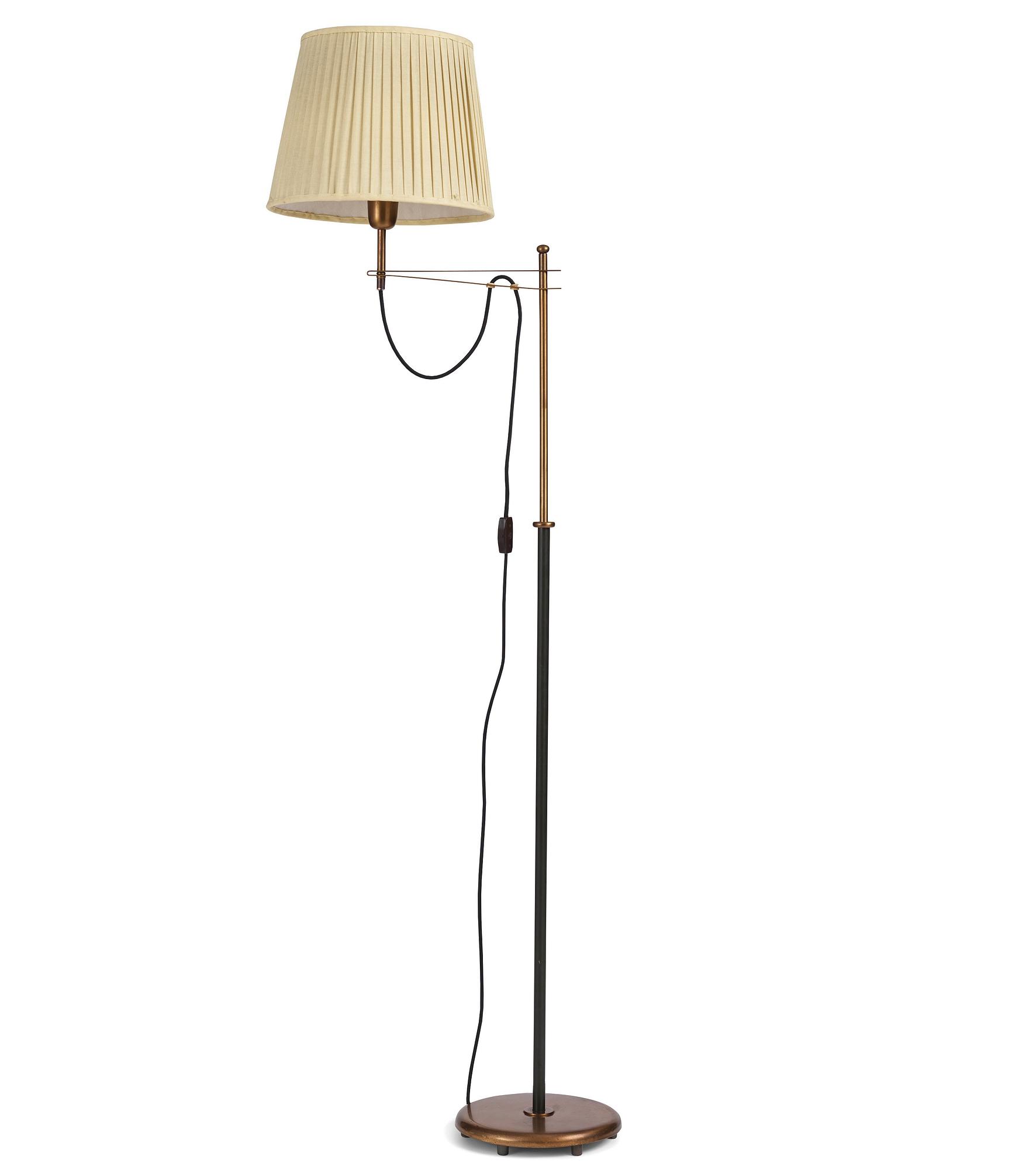 Harald Notini, a floor lamp, model '15597', Arvid Böhlmarks Lampfabrik, Sweden, 1950s.