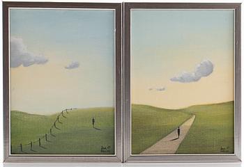 Åsa Melin, "On the Way" and "Wandering".