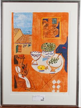 Madeleine Pyk · PYK, MADELEINE, färglitografi. Sign o numr. 2323/5000.
