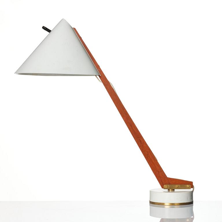 Hans-Agne Jakobsson, skrivbordslampa, "B 54", Hans-Agne Jakobsson AB, Markaryd 1950-tal.
