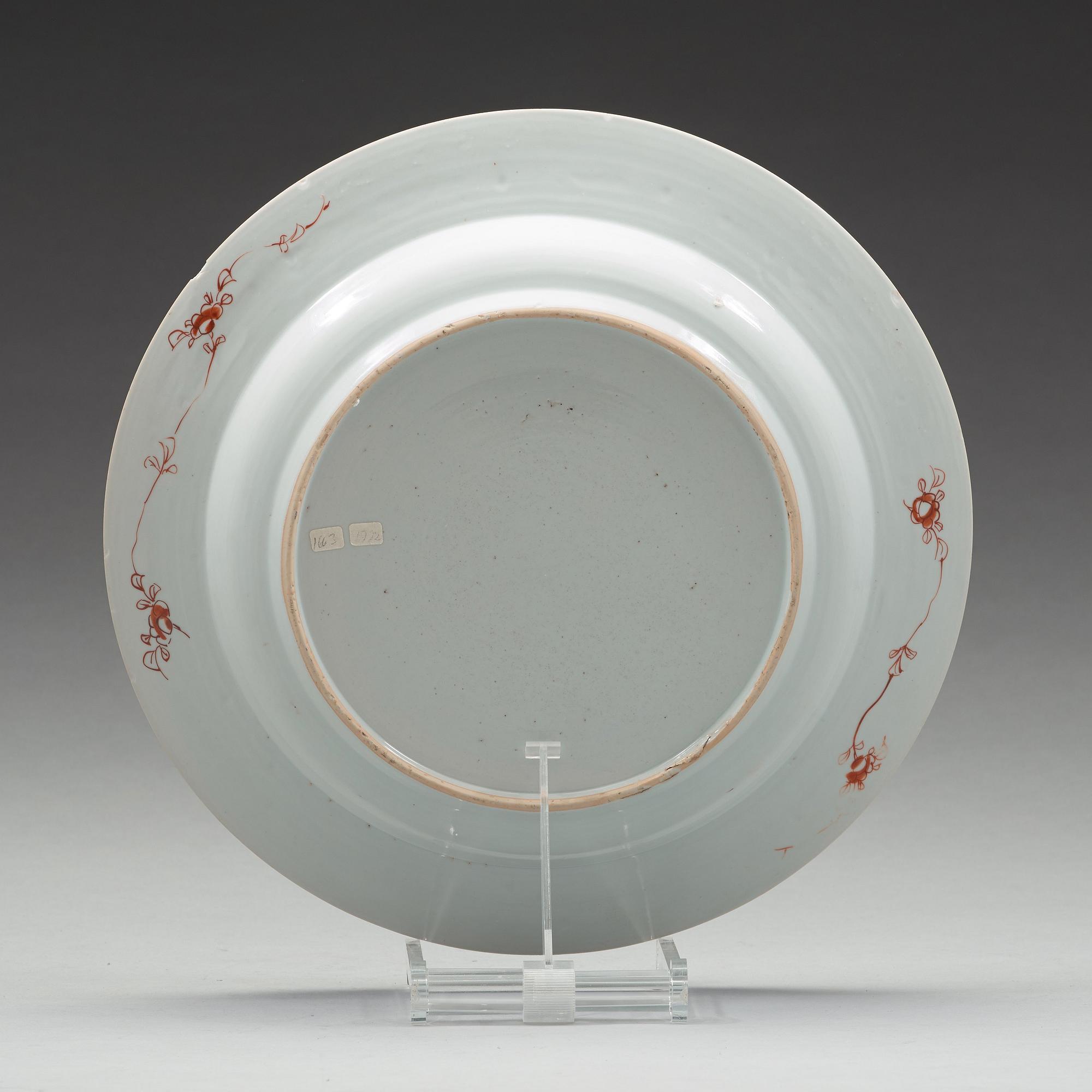 FAT, porslin. Qing dynastin, Kangxi (1662-1722).