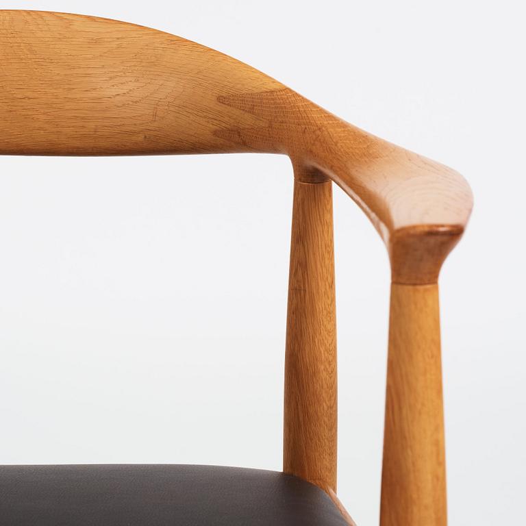 Hans J. Wegner, stolar, "The Chair" ett par, JH-503, Johannes Hansen, Danmark 1950-60-tal.