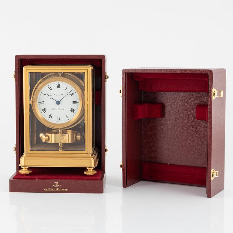 Jaeger LeCoultre, an Atmos table clock.