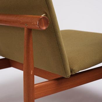 Finn Juhl, a par of 'Japan' (FD-137) easy chairs, France & Son, Denmark 1960s.