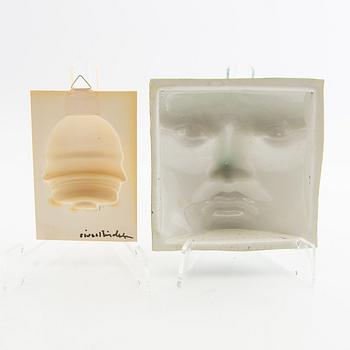 Sivert Lindblom, wall reliefs, 2 pcs.