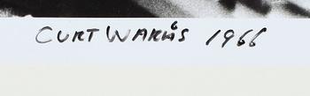 CURT WARÅS, fotografi, signerad och daterad 1966.