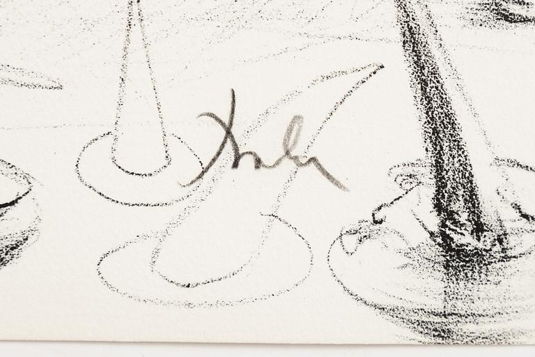 Djuric Miodrag Dado, 12 stycken litografier med mapp. Samtliga signerade och numrerade 9/75.