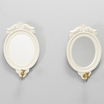 A pair of wall sconces, Åmells möbler, Gamla Sverige. Late 20th / early 21th century.