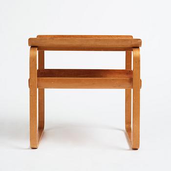 Alvar Aalto, a burled birch 'model 75' side table, Aalto Design, Hedemora, Sweden 1946-56.