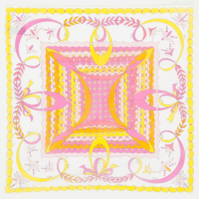 EMILIO PUCCI, three pairs of cotton handkerchiefs.