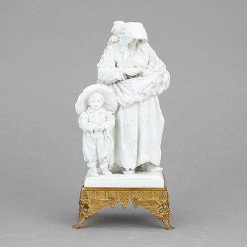 FIGURIN, porslin, Sèvres-liknande märke, 1800-tal.