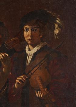 Caravaggio (Michelangelo Merisi da Caravaggio) Follower of, The Concert.