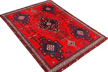An Afshar rug, a. 225 x 155 cm.