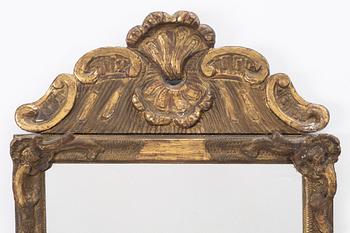 Mirror, Rococo style, circa 1900.