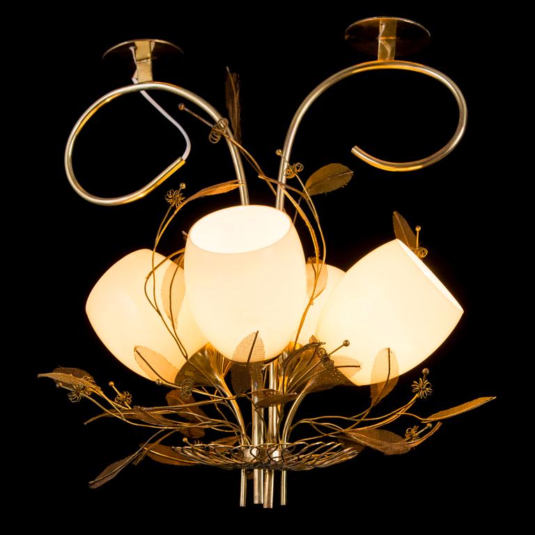 A mid 20th century chandelier for Taito, Finland.