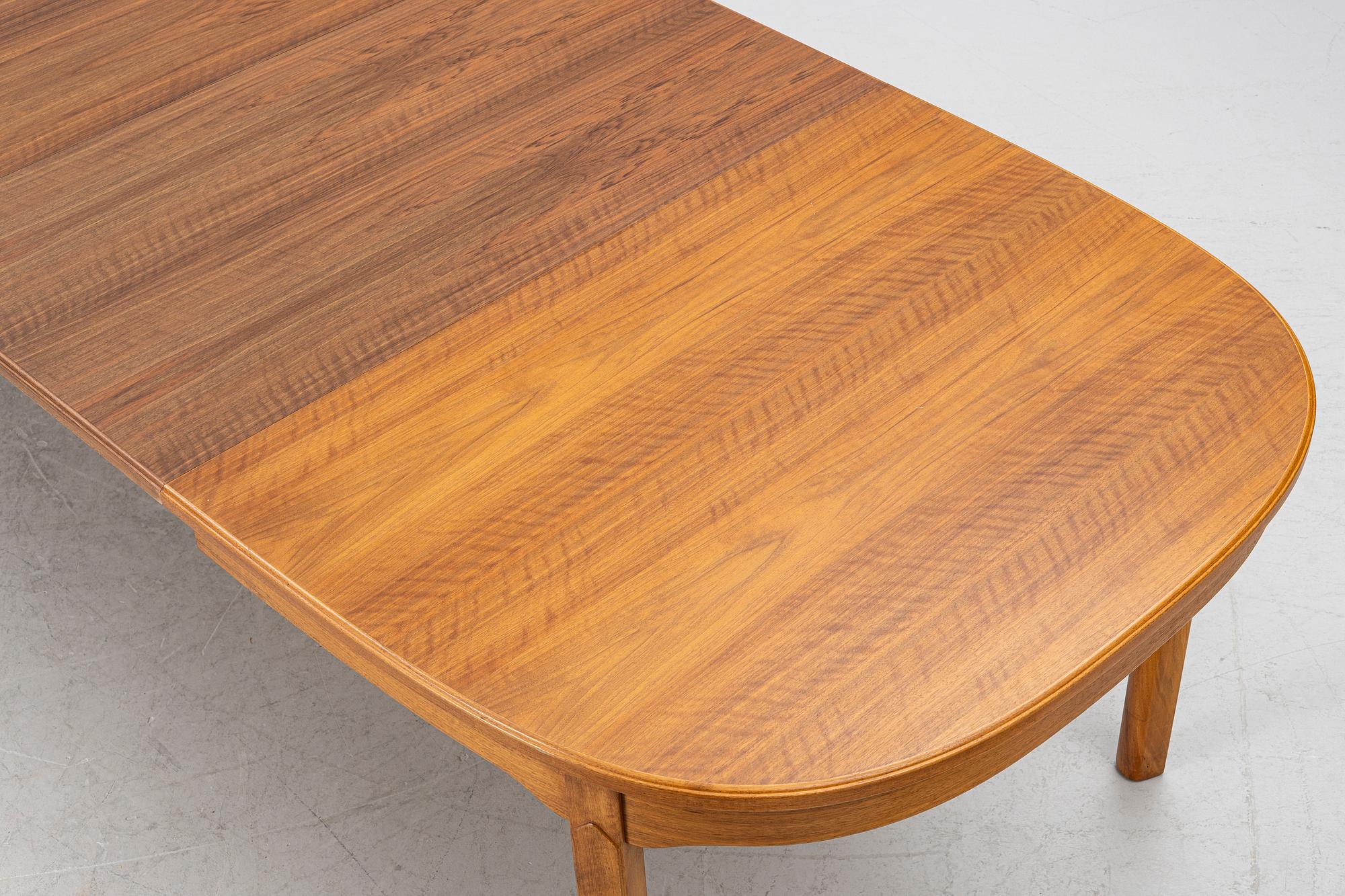 Carl Malmsten, a seven-piece dining suite, 'Ambassadör', Åfors Möbelfabrik.