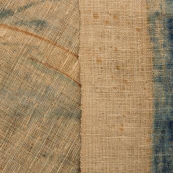 A PAINTED TEXTILE, ca 236 x 295 cm, probably Sweden, first half of the 20th century.