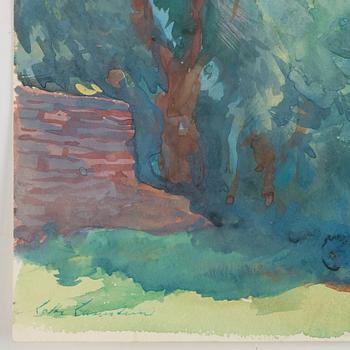 Lotte Laserstein, Sunlit trees.