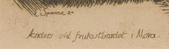 Louis Sparre, "Anders vid frukostbordet i Mora, Januari 1919".