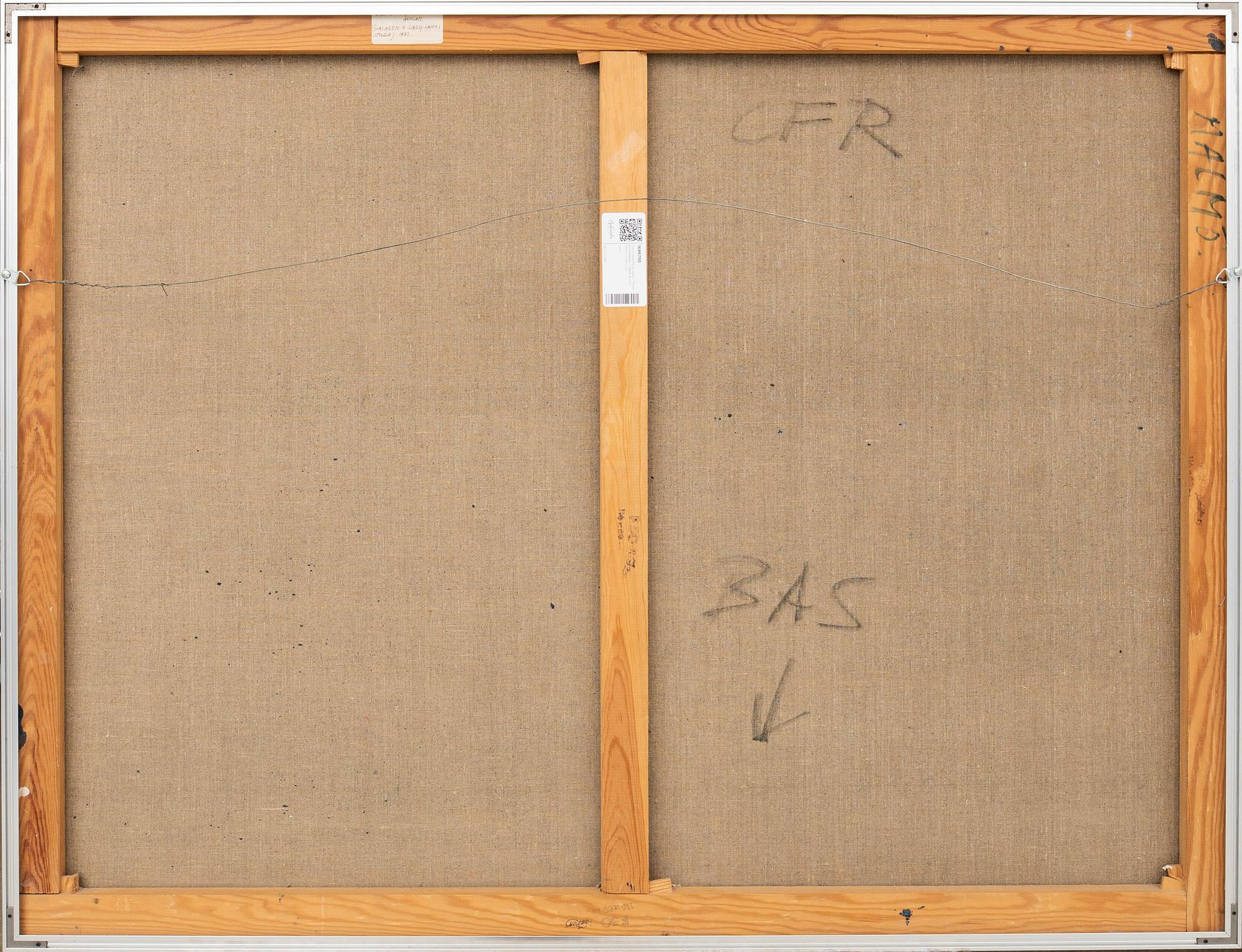 Carl Fredrik Reuterswärd, "Tango för ärkeänglar Galaxer & Lazy lasers (studie)".