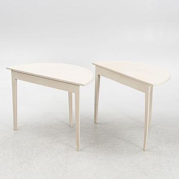Wall tables, a pair, 19th century.
