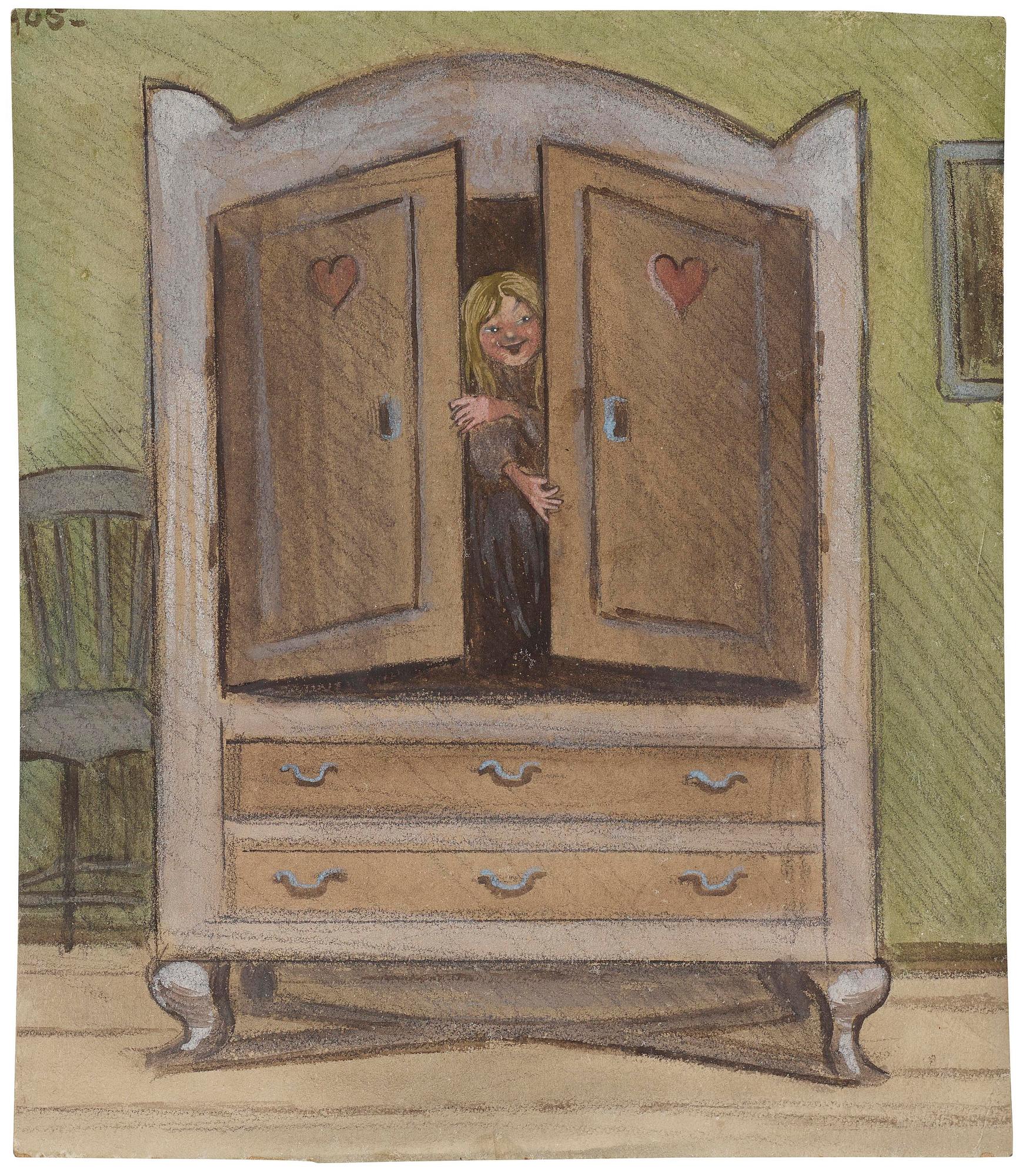 The Girl in the Cabinet.