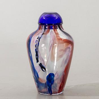 LARS HELLSTEN, lidded urn, signed.