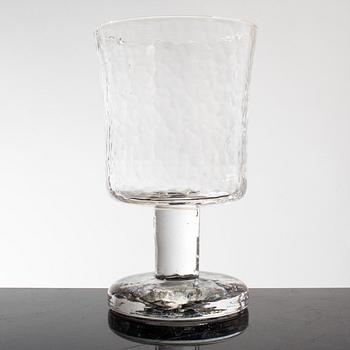 VINGLAS, 29 stycken, glas, Pukeberg, 1900-talets andra hälft.