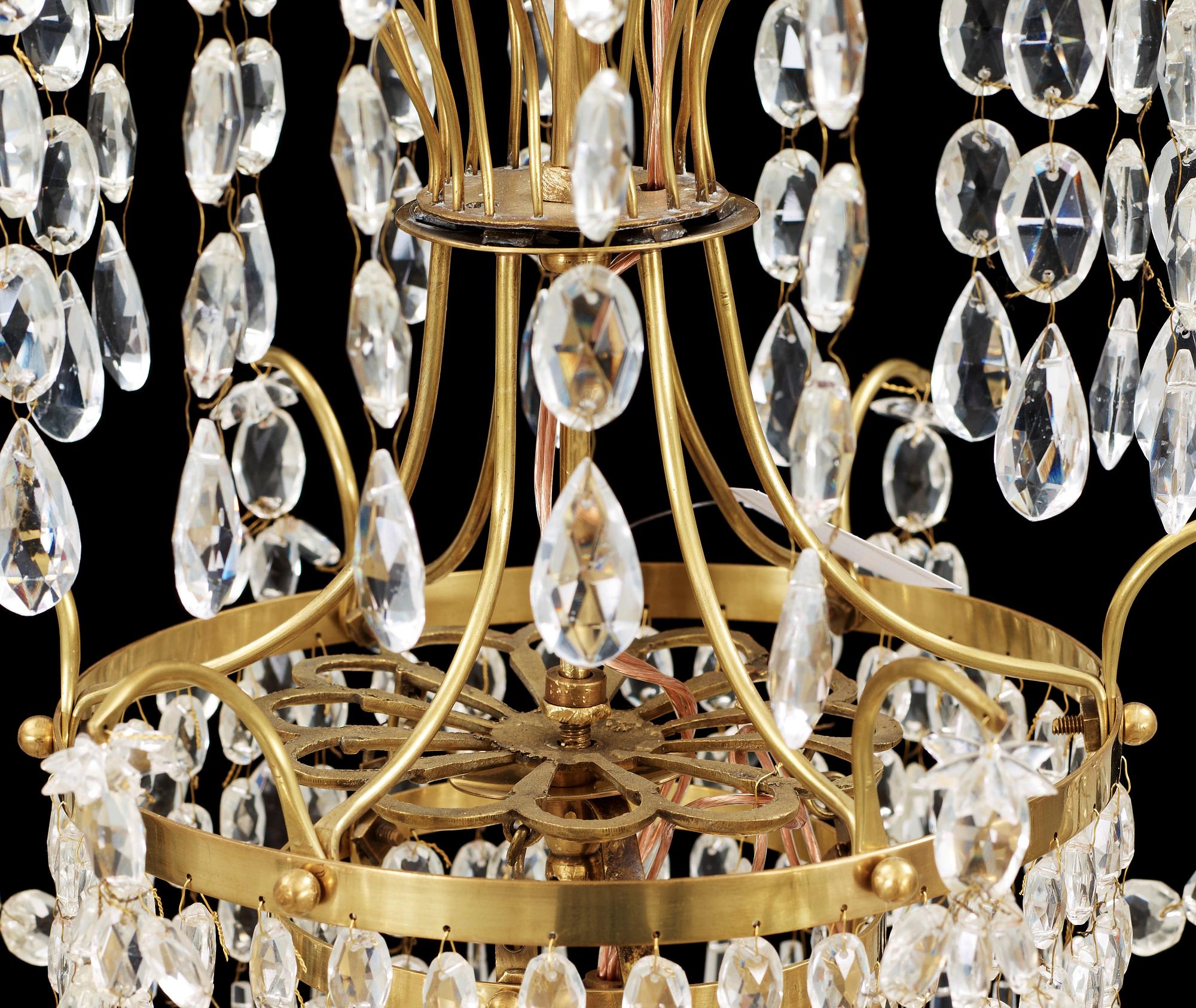 LJUSKRONA, Sengustaviansk stil, 1900-tal. H ca 95.