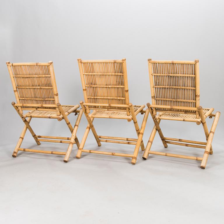 A 20th century four piece garden furniture set.