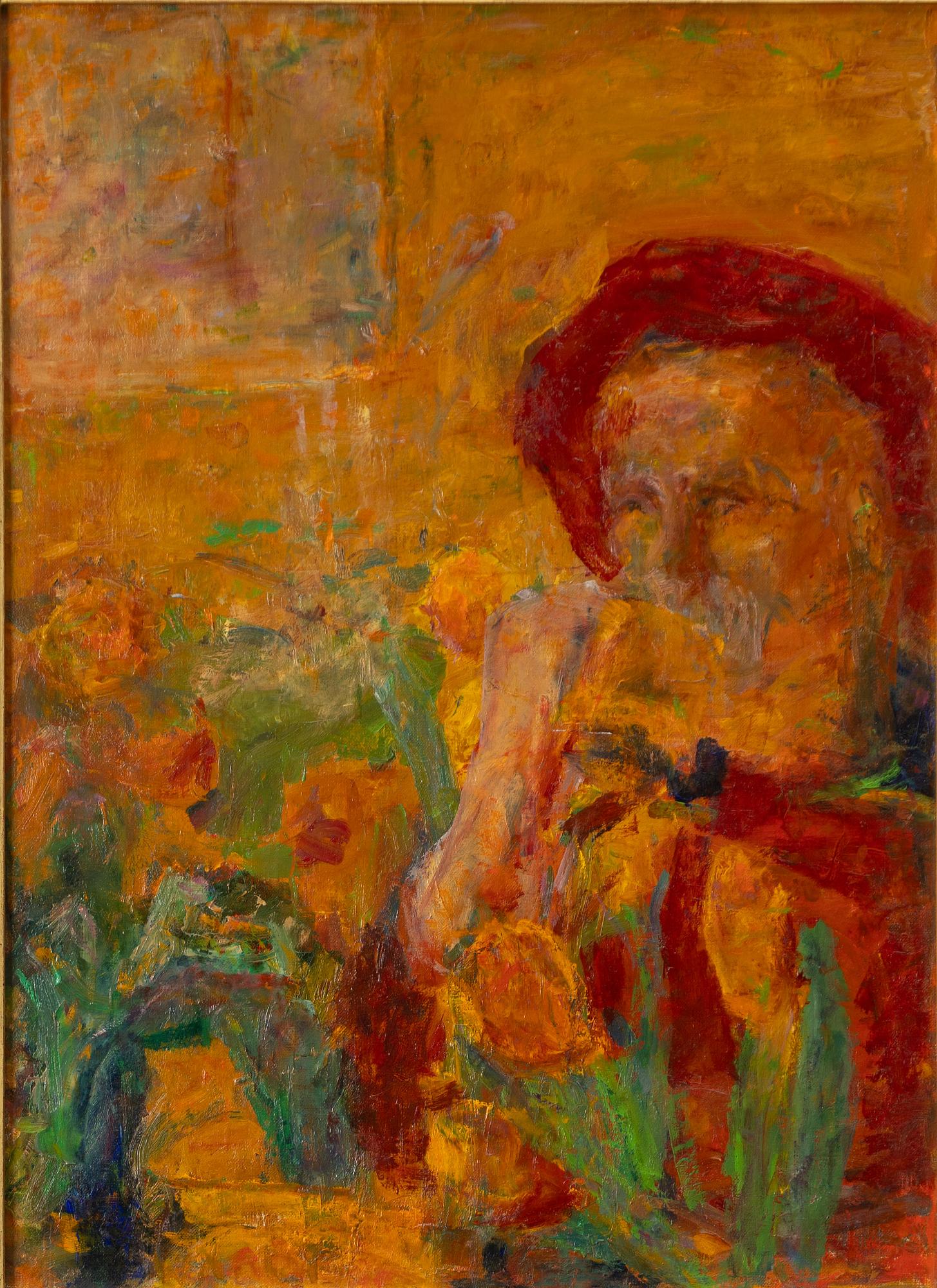 Rafael Wardi, Kvinna vid blommor.