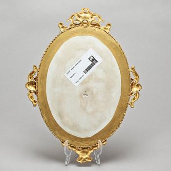 MINIATYRMÅLNING, porslin, 1900-tal.